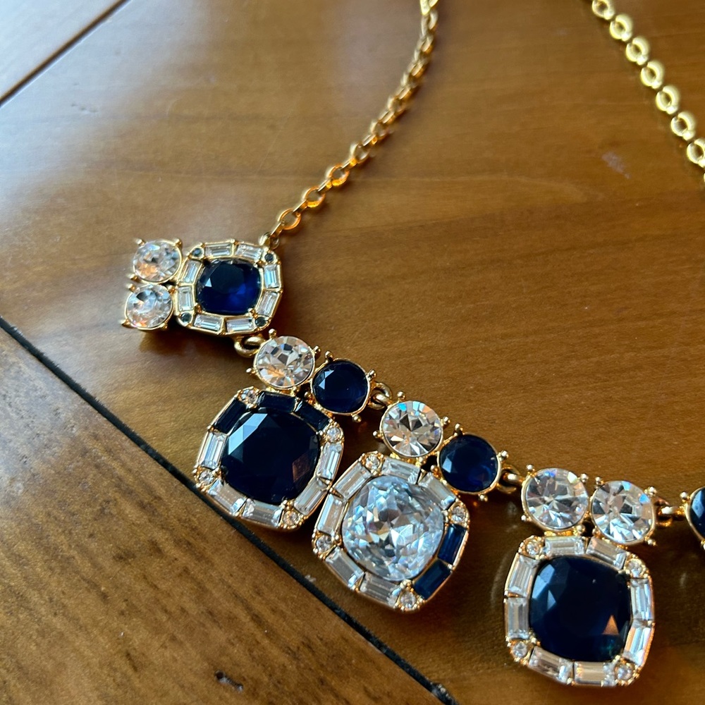 Kate Spade Blue and Silver Necklace